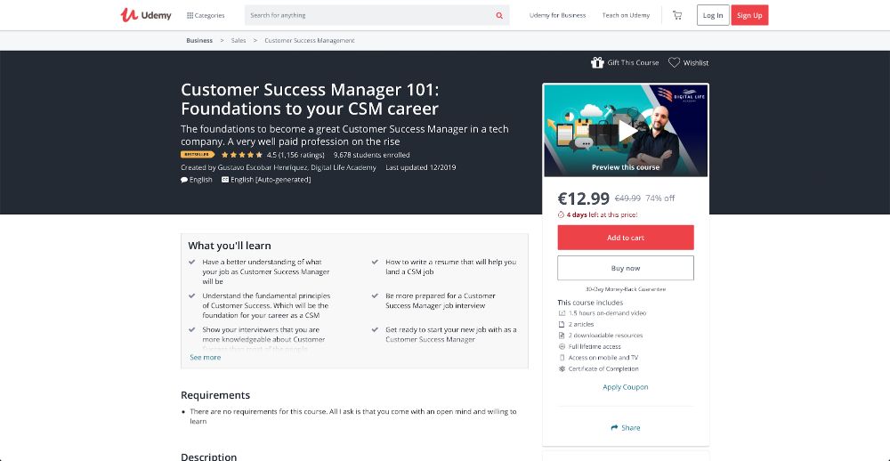 Customer Success Manager 101