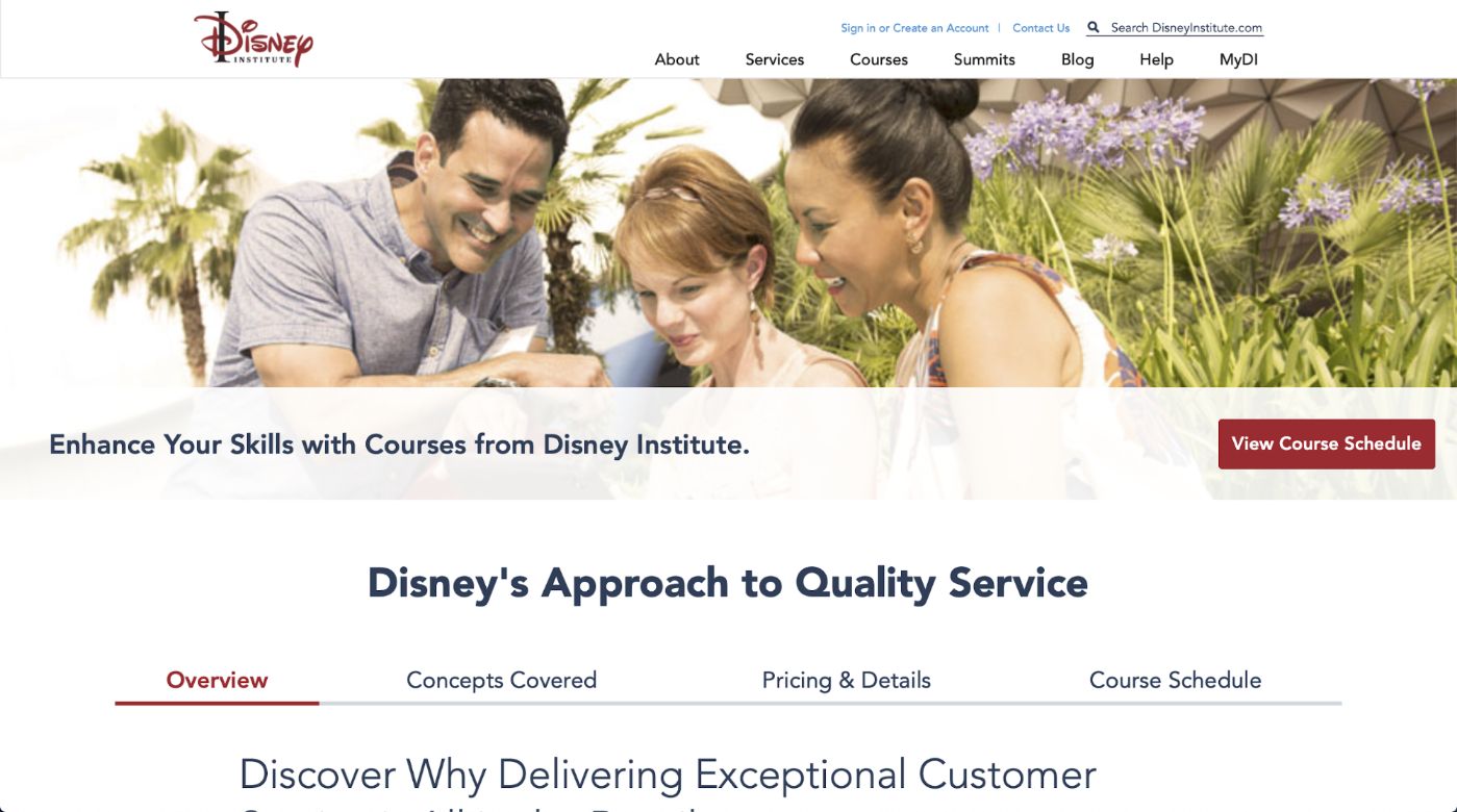 Disney Customer Service Training