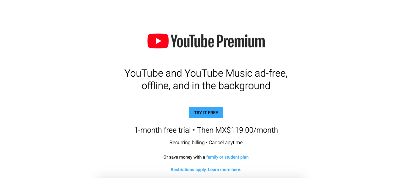 youtube premium