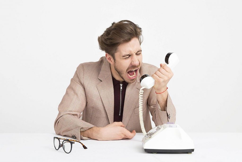 angry_customer Conflicts with an angry customer