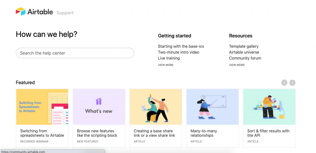 Insights compartilháveis - Knowledge Base
