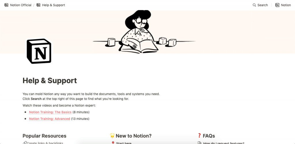 Used by clients like Pixar, Nike, and McDonald’s, Notion is an online workspace for companies with a substantial knowledge base.