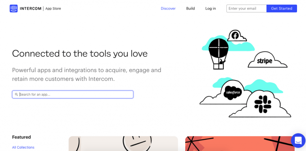 intercom-app-store Although both Intercom and Zendesk have app stores, Intercom's app store is far easier to use and inviting.
