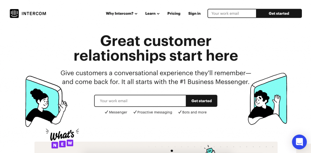 intercom-home-page Intercom is a Conversational Relationship Platform