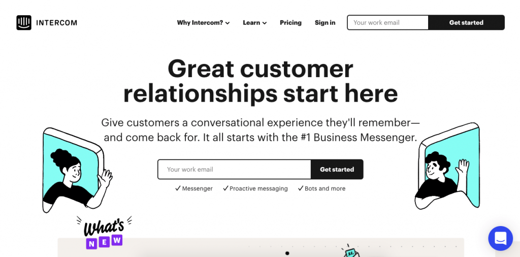 The self-defined Conversational Relationship Platform, Intercom is a popular customer service solution with very attractive features.