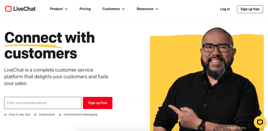 LiveChat is a popular, all-in-one customer service platform with great live chat features and an enviable customer list.