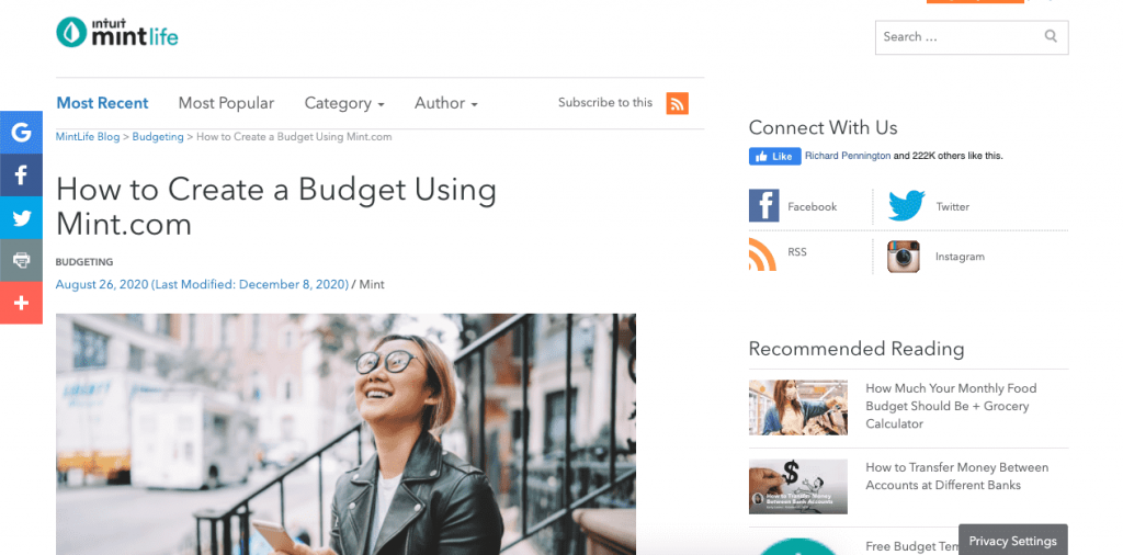 Mint is a budget planner that allows its users to see all of their financial assets in one place.