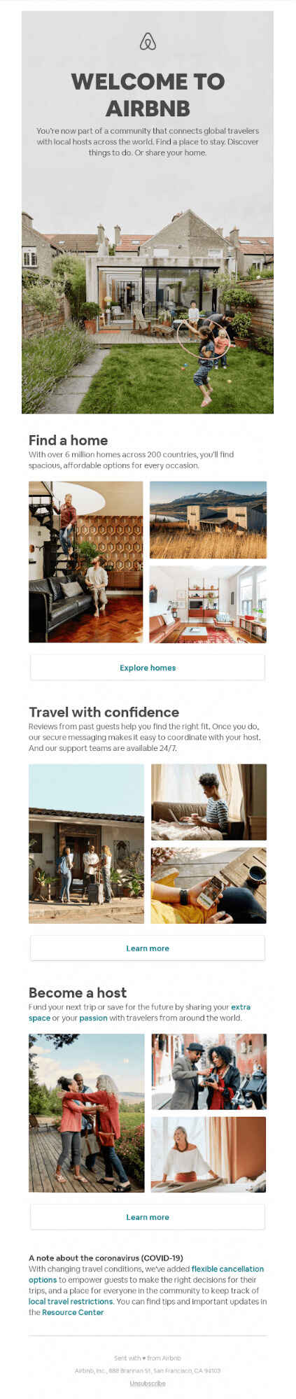 Airbnb’s main pitch is to get people to stay in different places, not just visit them.