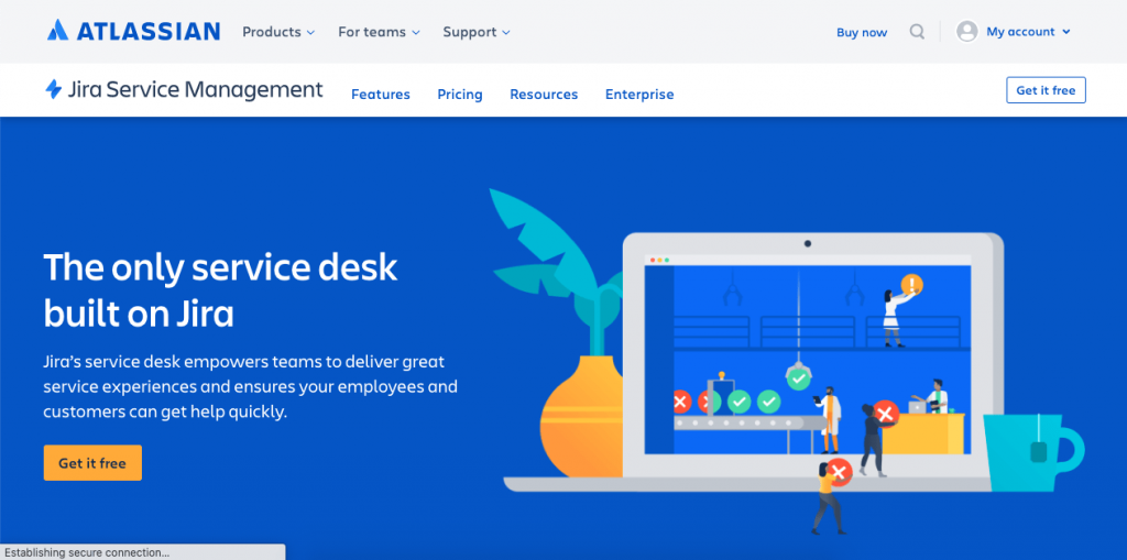 Jira Service Desk is a great collaborative platform with tons of functionality for your business.