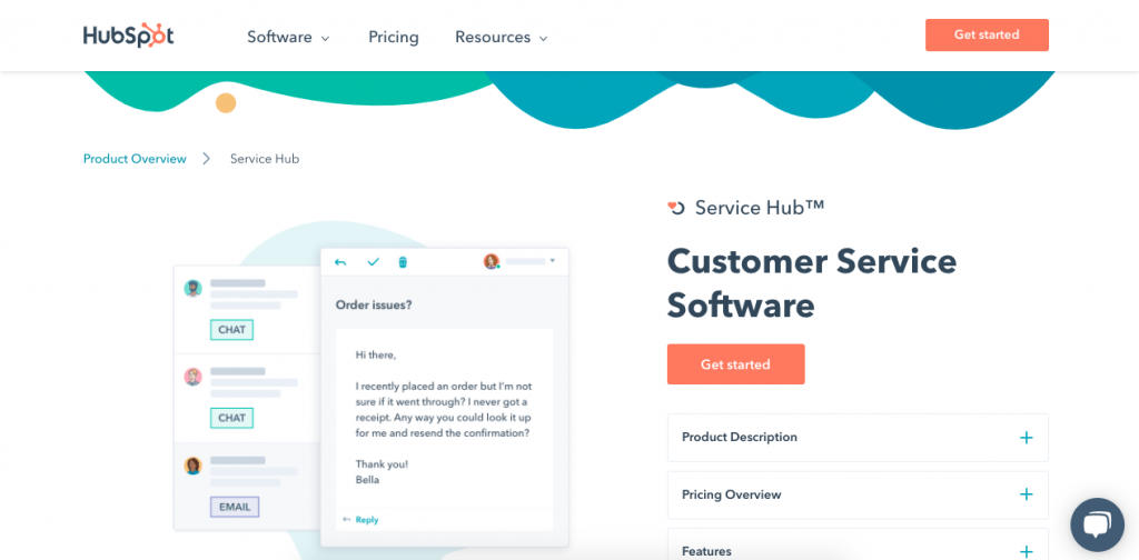 Hubspot has a very competitive help desk that's as easy to use as it is powerful.