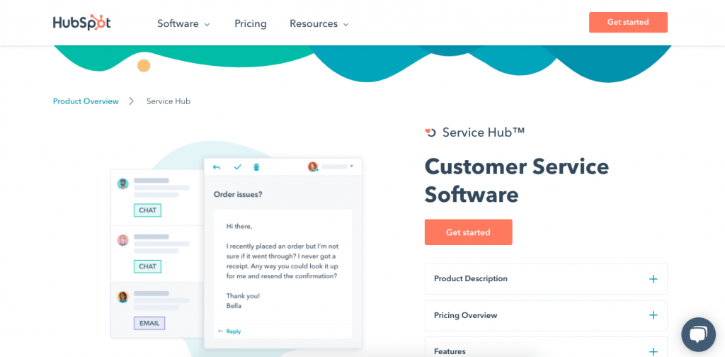 Hubspot has a very competitive help desk that's as easy to use as it is powerful. 