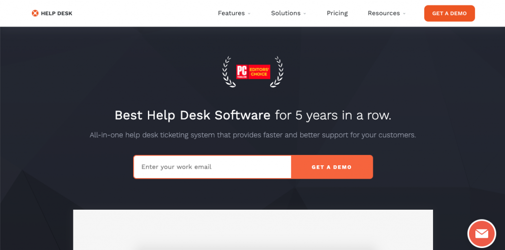 HappyFox is an award-winning help desk software with good ticket management capabilities.
