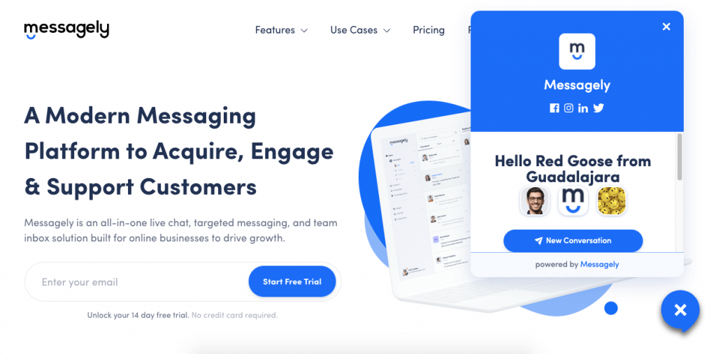 Messagely is a powerful all-in-one customer support platform that can handle all your messaging needs