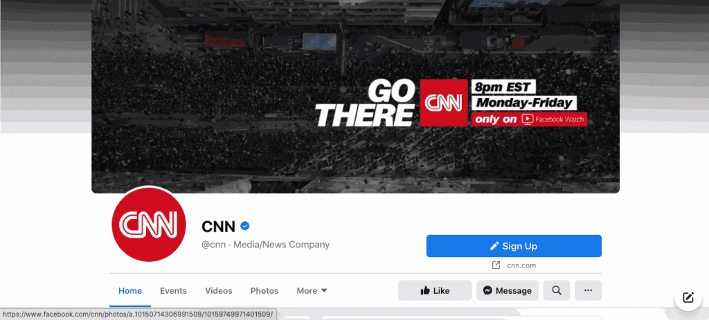 CNN is a massive corporation that is constantly breaking new stories.