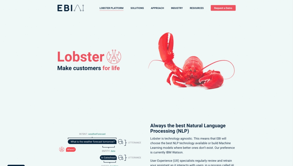 EBI.AI’s Lobster platform is an advanced chatbot creator