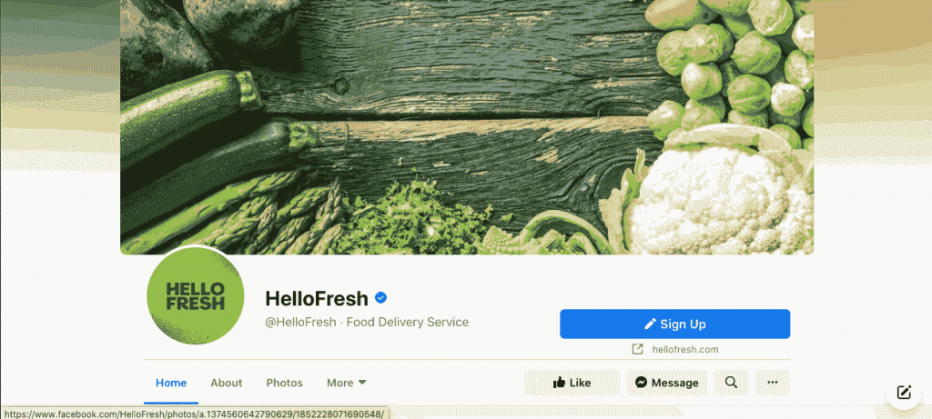 HelloFresh is a meal kit company that sends ingredients along with recipes for users to prepare food in the comfort of their home.