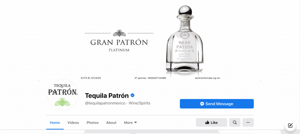 Patrón Tequila’s chatbot is a perfect combination of unique style, great customer service, and personalized content delivery