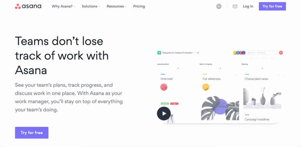 Asana is a popular online task and team manager for paperless communication.