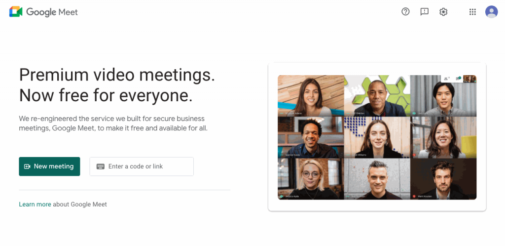 Google Meet works flawlessly on all devices, improving the experience of the standard Google Hangouts