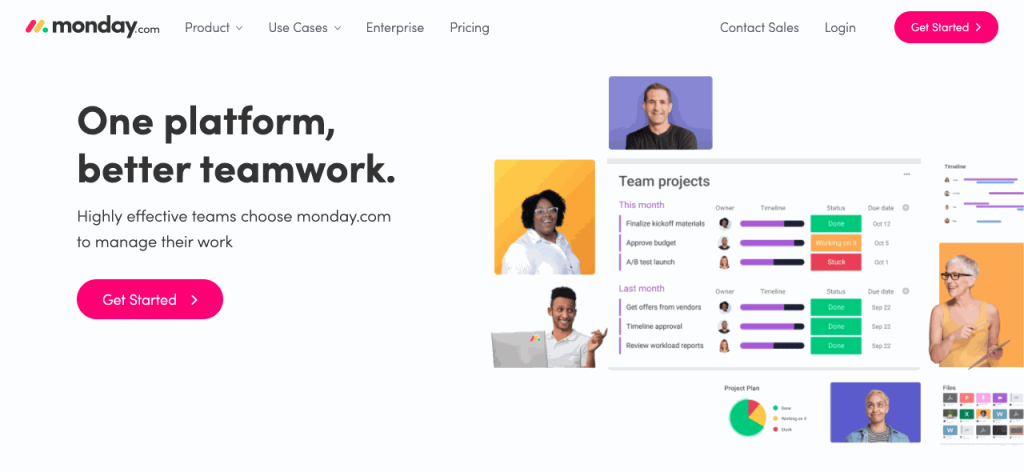 monday.com-manager monday.com is a popular online collaboration tool.
