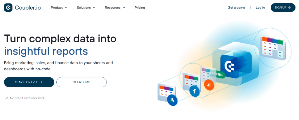 Coupler.io screenshot